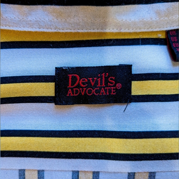 Devils Advocate Viscose Button Down - Picture 2 of 3
